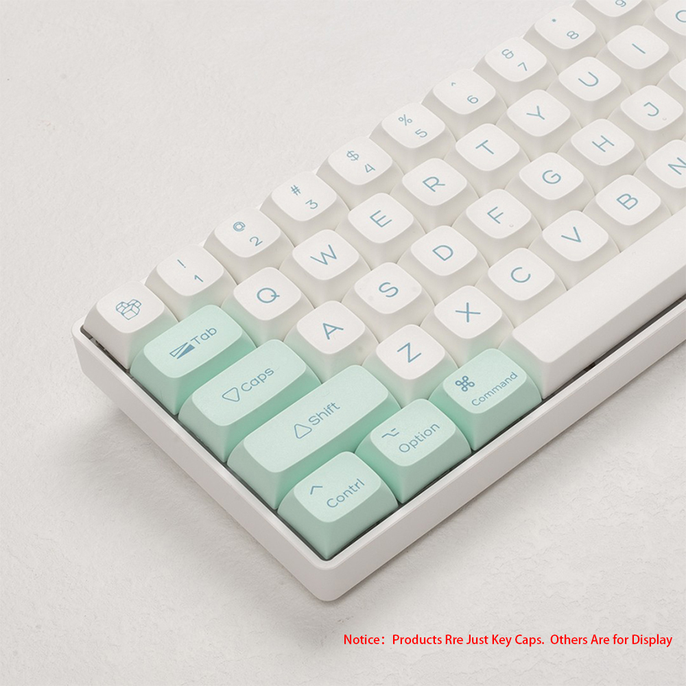 135คีย์คีย์คีย์มิ้นท์คริสตัลน้ - Keycaps Xda Profile Pbt Dye Sub บทวิจารณ์และราคา