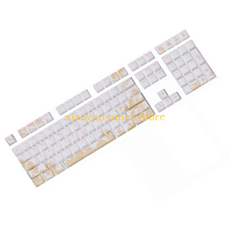 P9JB 135/108PCS Double Shot Ba - Keycaps Pbt Double Shot 104 Keys บทวิจารณ์และราคา
