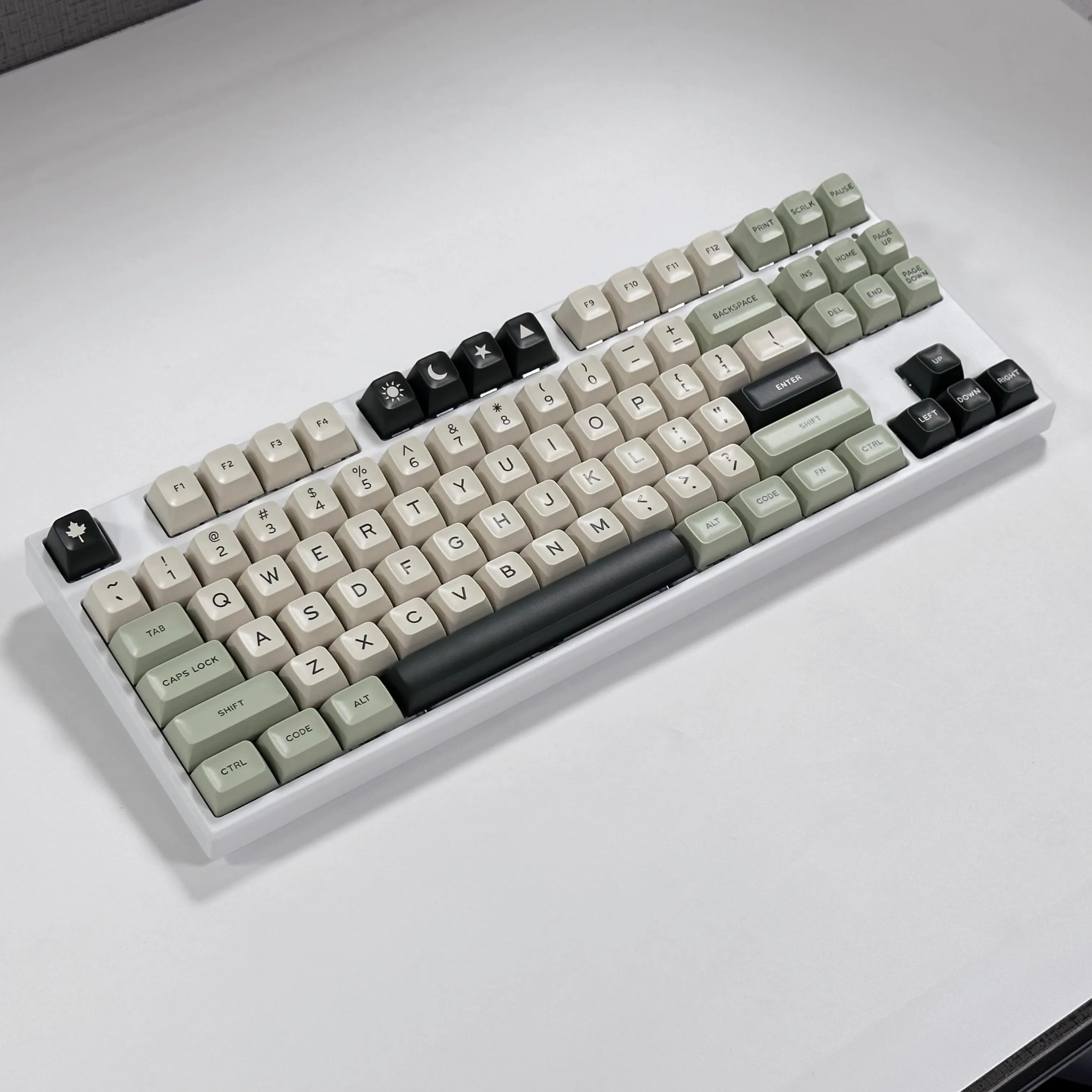 173คีย์/ชุดคีย์บอร์ด Matcha Bo - Keycaps Set Sa Profile Abs บทวิจารณ์และราคา