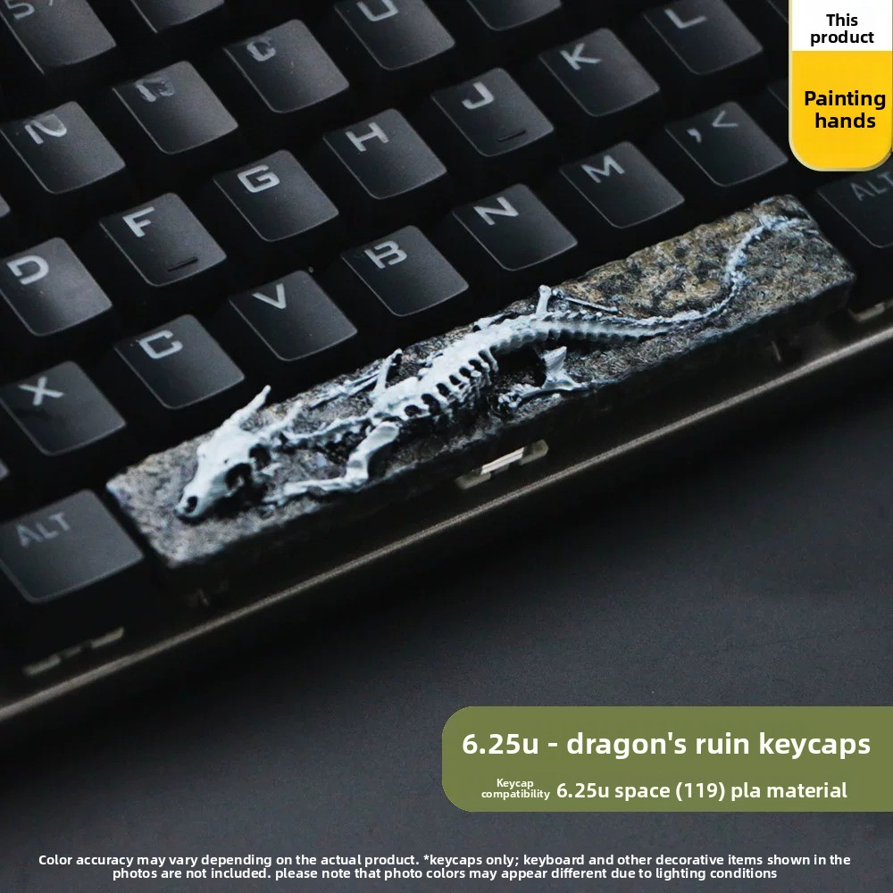 คีย์แคปธีมตำนานกระดูกมังกร วัส - Keycaps Spacebar 6.25U Custom บทวิจารณ์และราคา