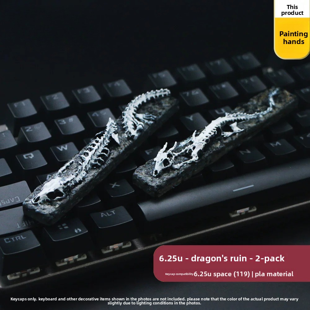 คีย์แคปธีมตำนานกระดูกมังกร วัส - Keycaps Spacebar 6.25U Custom บทวิจารณ์และราคา