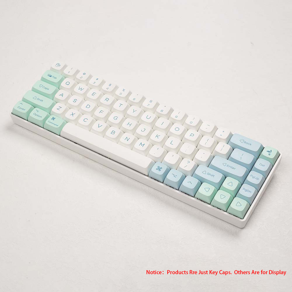 135คีย์คีย์คีย์มิ้นท์คริสตัลน้ - Keycaps Xda Profile Pbt Dye Sub บทวิจารณ์และราคา